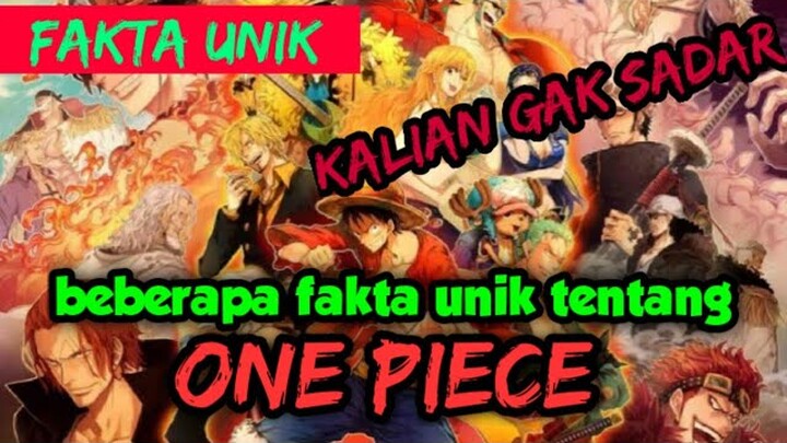 beberapa fakta unik tentang anime one piece yang mungkin belum kalian ketahui ‼️