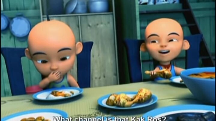 Upin Ipin waktu dulu puasa