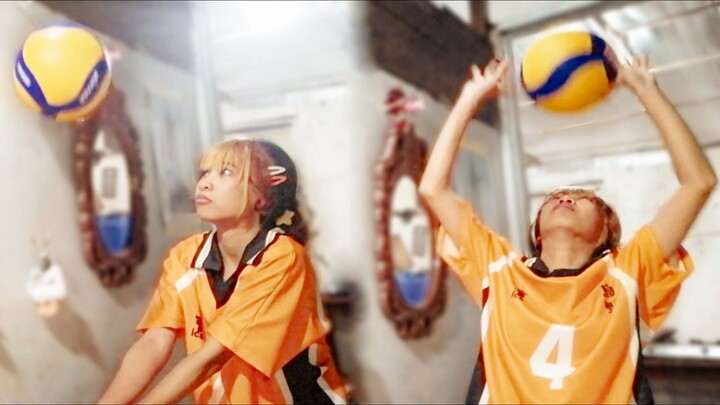 FEM NISHINOYA DOING THIS VOLLEYBALL TREND πβ‘