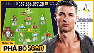 Phá Nốt 280 Tỷ I Love Xây Dựng Đội Hình BỒ ĐÀO NHA 2023 Siêu Mạnh FO4: RONALDO, BRUNO, LEÃO & SILVA