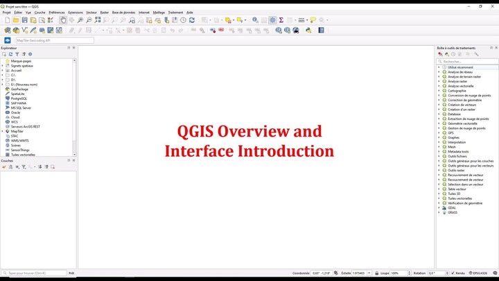 Lesson 1: QGIS Overview and Interface Introduction