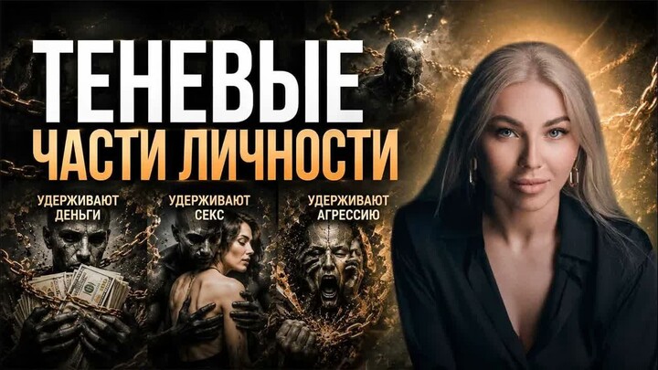 Теневые части личности удерживают деньги, секс и агрессию