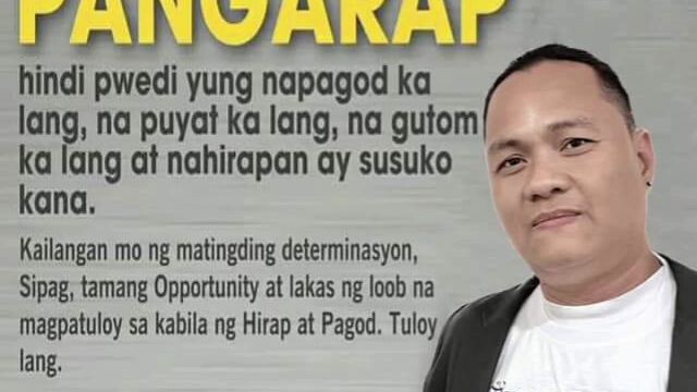 Mangarap ka,dahil Yan ang Simulan ng iyong Tagumpay