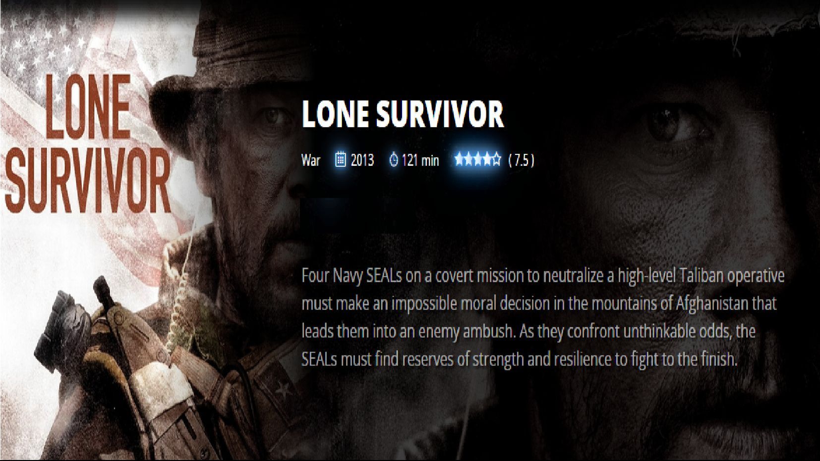 Lone Survivor 2013 720p HD - BiliBili
