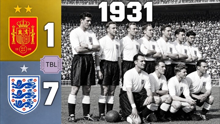 HIGHLIGHS |England 7-1 Spain | A sensational game at the 90s!