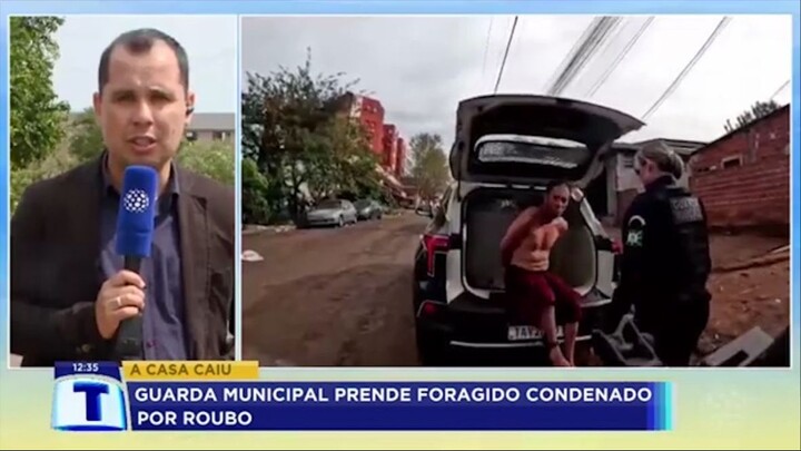 Guarda Municipal prende mais um foragido em Foz do Iguaçu