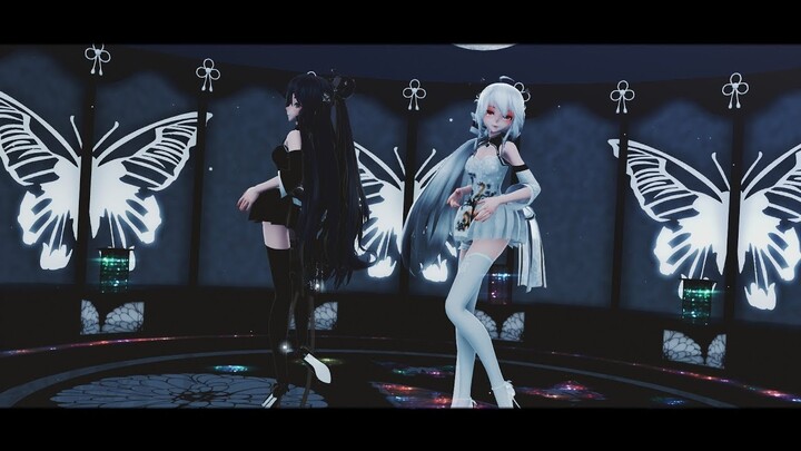 【MMD】宵々古今 / Yoiyoi Kokon【TDA China Dress white_Haku&洛天依】