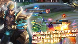 Lagi musim esme jungler !? kita coba lawan pakek hero ini | Mobile legends