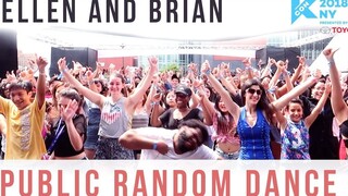 Ellen dan Brian di KCON 2018 New York | Tarian Jalanan K-pop (Lebih dari 500 Orang!)