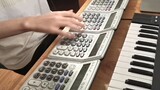 Play Jay Chou's "Stranded" with six calculators