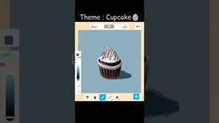 Theme : Cupcake #roblox #art #drawing #painting #illustration #shorts #games