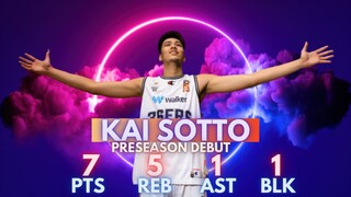 KAI SOTTO PRESEASON DEBUT | ADELAIDE 36ERS