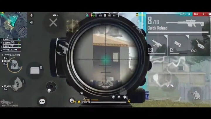 NHỮNG PHA BẮN ĐẲNG CẤP TRONG FREE FIRE - USAMA FREE FIRE #112