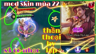 Mod Skin Florentino Thần Thoại Hy Lạp Mới Nhất Mùa 22 Chiêu Cuối Có Nhạc - Chạnh lòng thương Cô