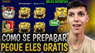 CR7, MBAPPÉ, GULLIT E MAIS GRÁTIS🔥🤩 FAÇA ISSO E PEGUE ELES NO EVENTO EUROCOPA!!! FC MOBILE 24