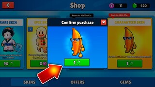 BUY GOLD BANANA for 1 GEM!!?🍌🍌🍌 - Stumble Guys