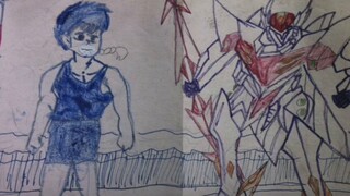 "Sen. Cover" imitates children's voices. The photos of singing "Insects Flying" are all paintings I 
