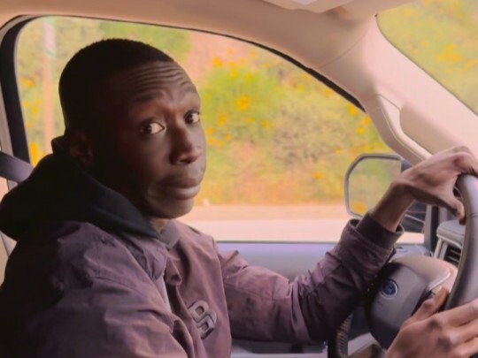 Speechless—my brother's driving skills