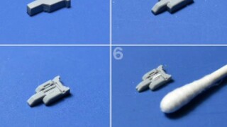 Produksi detail model Gundam (oleh shun_m47)
