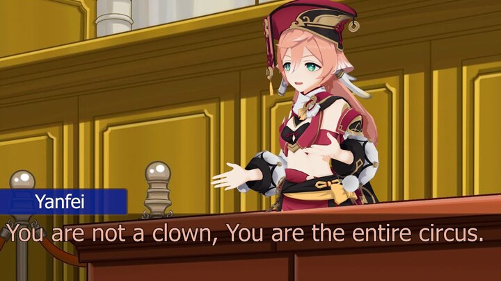 You are not a clown, You are the entire circus Genshin Impact