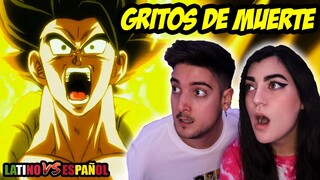 ESPAÑOLES REACCIONAN A DRAGON BALL LATINO VS ESPAÑOL |🐲GOGETA VS BROLY🐲DRAGON BALL SUPER BROLY🐲