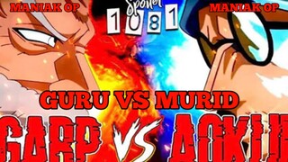 Akhirnya Pertarungan Murid melawan guru.. Garp Vs Aokiji Di anime one piece