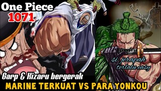 FULL OP 1071 (SPOILER) - MARINE TERKUAT MEMBURU PARA YONKOU !!! | FULL SPOILER ONE PIECE 1071
