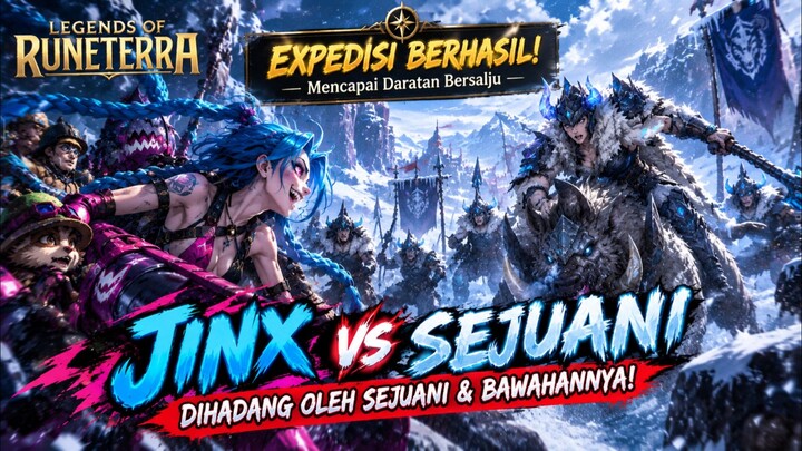 Expedisi berhasil mencapai daratan bersalju.