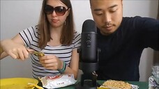 Asmr Eating Uncooked Noodles