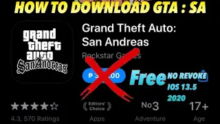 How to download GTA San Andreas for free any IOS Device in 2020 (Ios 13.5/No Revoke)