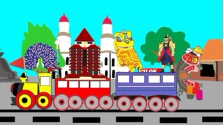 Meriahnya Karnaval Kereta Barong di Semarang