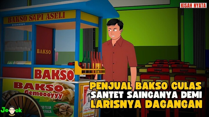 AZAB PENJUAL BAKSO CULAS SANTET SAINGAN DEMI LARISNYA DAGANGAN   SINETRON AZ
