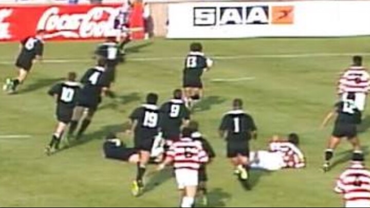 Rugby World Cup 1995 South Africa Pool Stage C New Zealand Vs. Japan