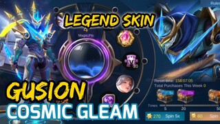 GUSION LEGEND SKIN - COSMIC GLEAM | MAGIC WHEEEL | MOBILE LEGENDS