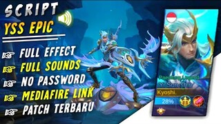 Yi Sun-Shin New Epic Skin Script "Fleet Warden" Full Effects and Sounds No Password | MLBB