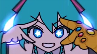 Hatsune Miku and Oriental Pearl Tower
