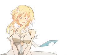 [เก็นชินอิมอิมแพกต์ลายมือ] ช่อดอกไม้ของดาดาเลียและหญิง