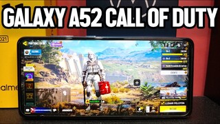 Samsung Galaxy A52 Prueba de Gaming en 2022 Call of duty Mobile (Snapdragon 720)