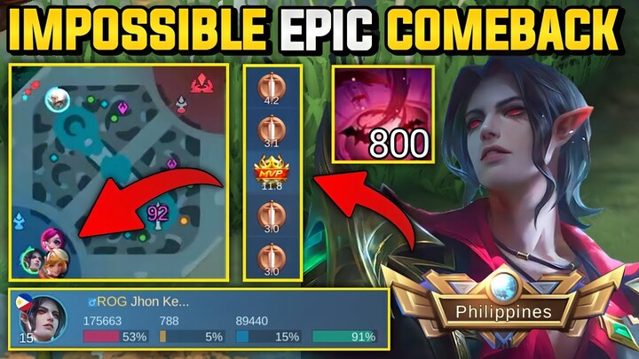 CECILION IMPOSSIBLE EPIC COMEBACK! | KING OF LATE GAME | TOP GLOBAL CECILION
