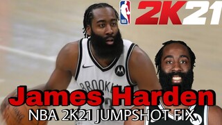 NBA 2K21 - JAMES HARDEN JUMPSHOT FIX *ACCURATE*