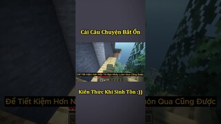 Kiến Thức Sinh Tồn Cần Phải Có Khi Bạn Chơi Minecraft 🤣 #shorts