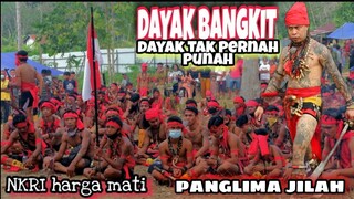 PANGLIMA JILAH, dan pasukan merah menjaga adat dan tanah Dayak bumi BORNEO kalimantan