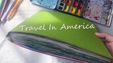 [Cat Air] Perjalanan Amerika - Buka buku cat air pertamaku