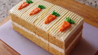 เค้กแครอท carrot cake, kue wortel l ครัวป้ามารายห์