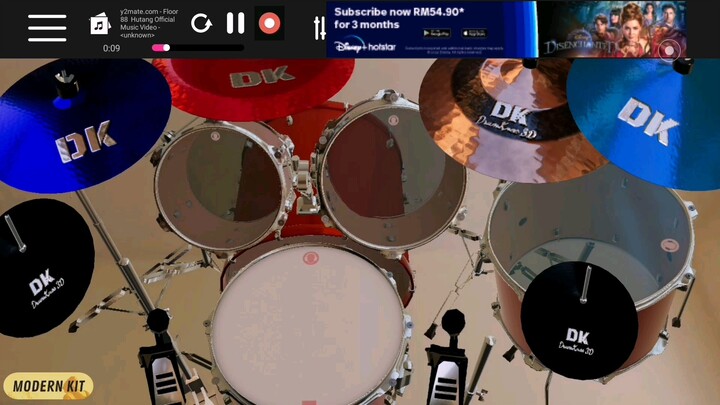 DRUM COVER HUTANG FLOOR 88 KARAOKE LAGU