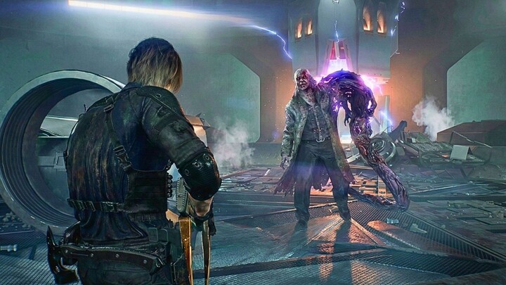 Leon Vs Dr. Victor Gideon Final Boss Fight