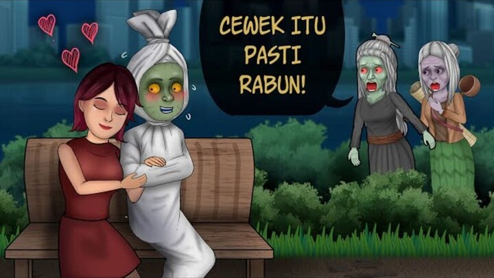 Pocong dapat Pacar - Kampung Setan GEMPAR! #HORORKOMEDI  Kartun Hantu , Animasi