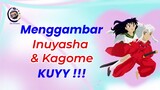 Mari menggambar InuYasha and Kagome ! Spesial Valentine #WeeBucin