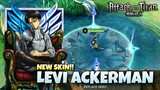 Skin Levi Ackerman Replace Hero, Sekarang Sudah Bisa Terbang 😱🔥‼️