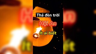 Thả đèn trời Hội An